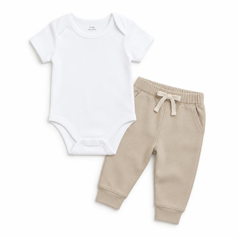 Ensemble Body & Pantalon Coton